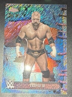 WWE x Topps x Cactus Jack #30 Triple-H 156/199 full art 2025 release TravisScott